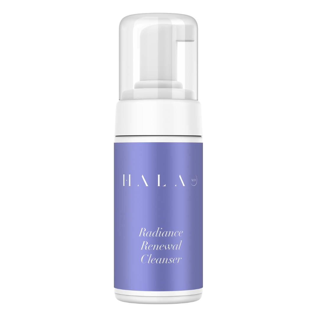 Radiance Renewal Cleanser | Dr Hala's Radiance Renewal Cleanser for gentle exfoliation, inflammation control, and deep hydration.